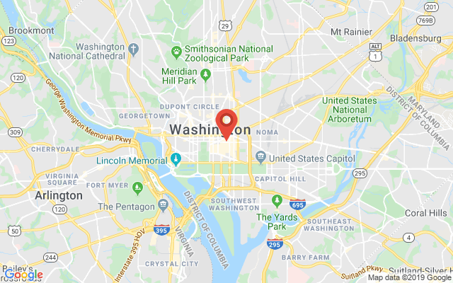 Google map image of 825 10th Street NW DC 20001